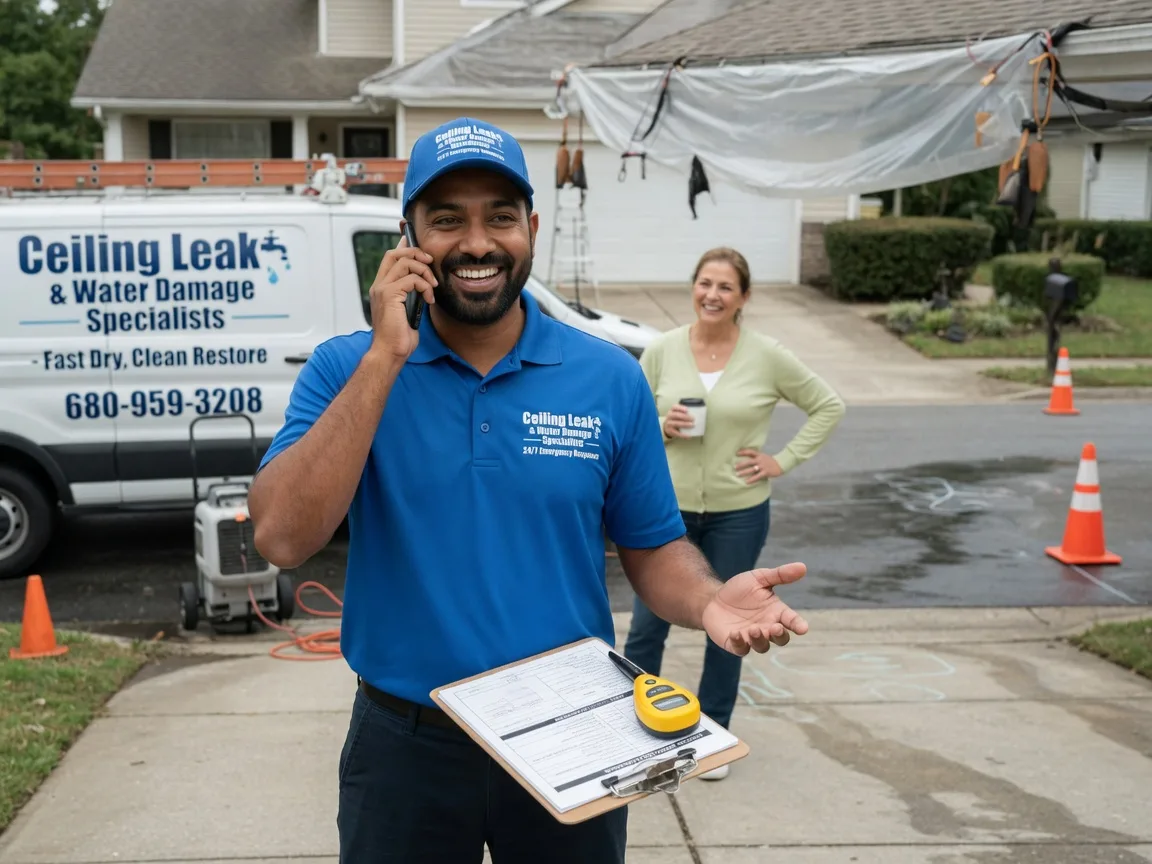 Ceiling Leak Cleanup Trenton, NE FAQs